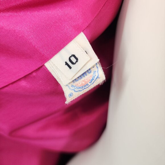 Vintage Girls Braetan Kids Gray Wool Velvet Coat Jacket Size 10 USA Union Made - Picture 7 of 13